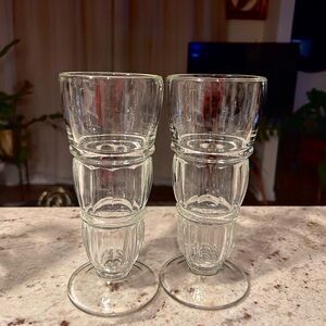 2/$24 VINTAGE INDIANA FOUNTAIN GLASSES